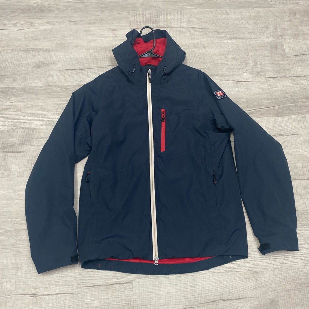 Chick-fil-A Men Navy Blue Windbreaker Size Medium